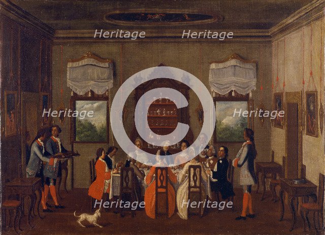 Breakfast in the villa, Between 1760 and 1799.