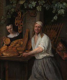 The Baker Arent Oostwaard and his Wife, Catharina Keizerswaard, 1658. Creator: Jan Steen.