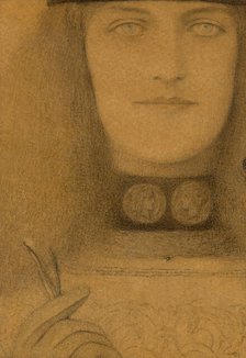 Le collier de médailles, 1899. Creator: Khnopff, Fernand (1858-1921).