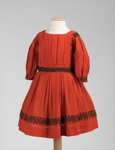 Dress, American, ca. 1865. Creator: Unknown.