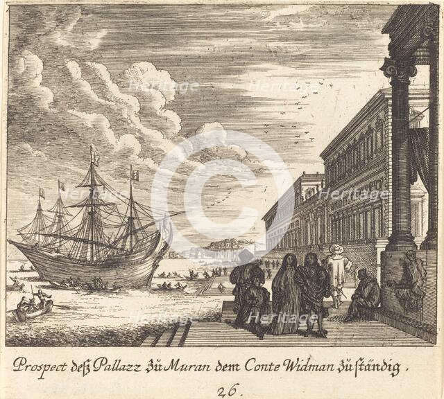 Palazzo of Count Widman, 1681. Creator: Melchior Küsel.