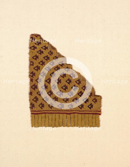 Fragment from a Mantle, Peru, A.D. 1000/1476. Creator: Unknown.