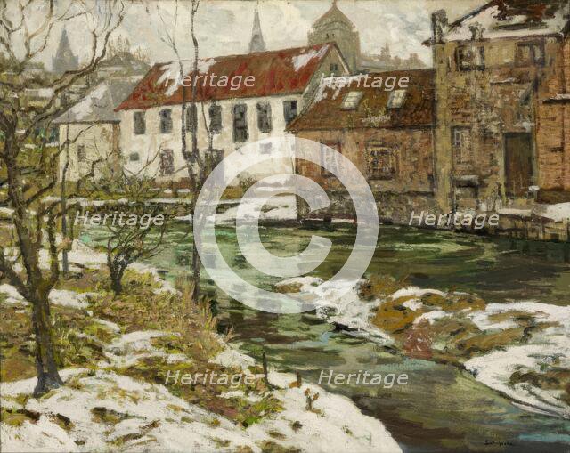 The Old Mills on the Somme, about 1907. Creator: Walter Elmer Schofield.