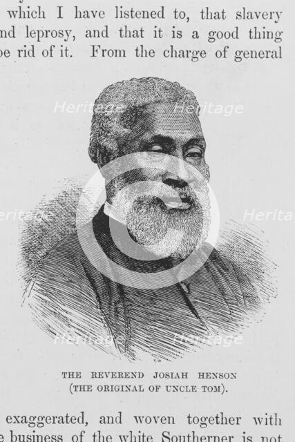 Reverend Josiah Henson; [The original of Uncle Tom], 1882. Creator: Unknown.