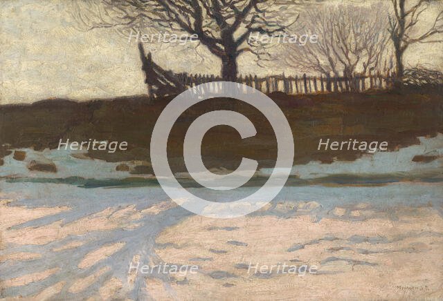 Landscape near Stránany, c1928. Creator: Teodor Jozef Mousson.