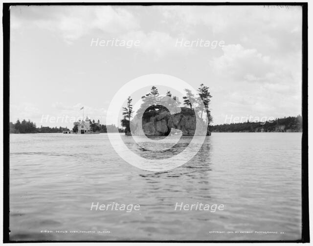 Devil's Oven, Thousand Islands, c1902. Creator: William H. Jackson.