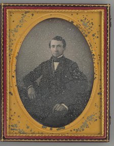 Untitled (Portrait of a Man), 1855. Creator: E. H. Hale.