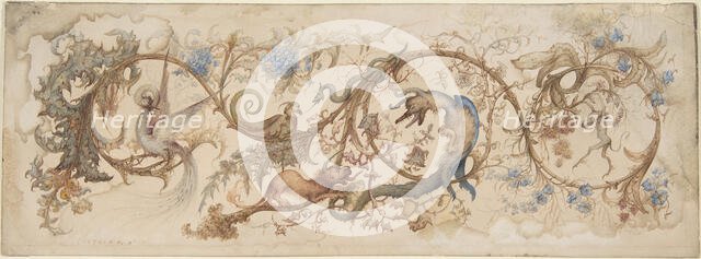 Allegory of Vices, 1840-98. Creator: Attributed to Gustave Moreau;Moreau, Gustave (attributed to);Moreau (Attributed to).