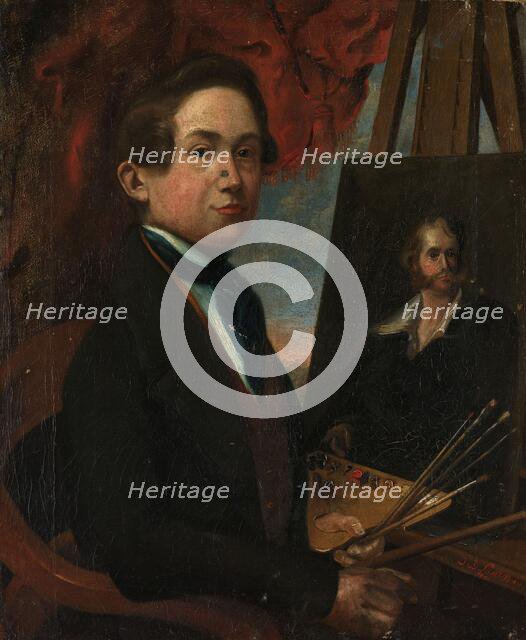 Self Portrait, 1839. Creator: Johannes Daniel Susan.