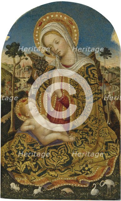 The Virgin and Child.