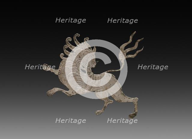 Inlay for a Mirror or Box: shih-shih, c. 900-1000. Creator: Unknown.