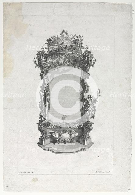 Model for Altar for Woodcarvers. Creator: Gottfried Bernhard Götz (German, 1708-1774).
