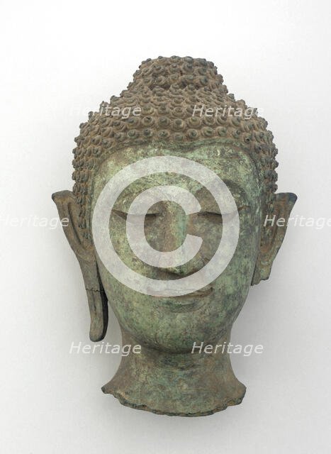 Head of a Buddha, Ayutthaya period, ca. 1700. Creator: Unknown.