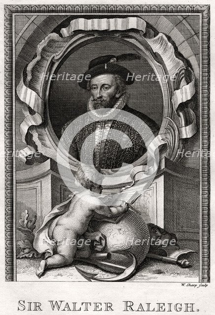 'Sir Walter Raleigh', 1775. Artist: W Sharp
