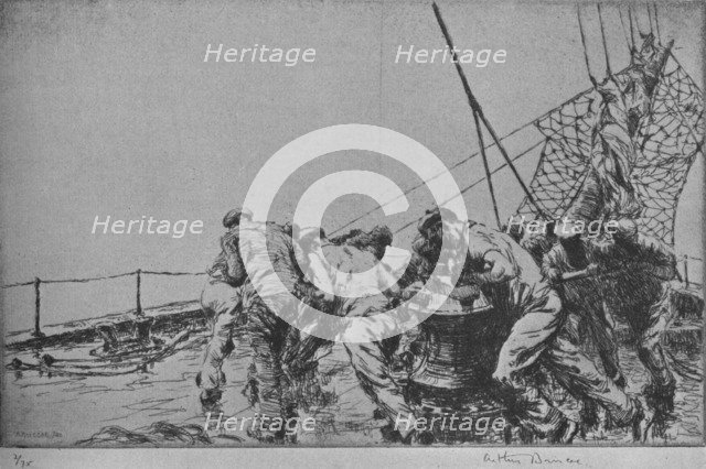 'The Capstan', 1926. Artist: Arthur Briscoe.