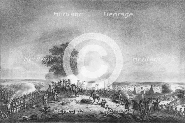 'View from Mont St. Jean of The Battle of Waterloo...1815', (c1816). Creator: Unknown.