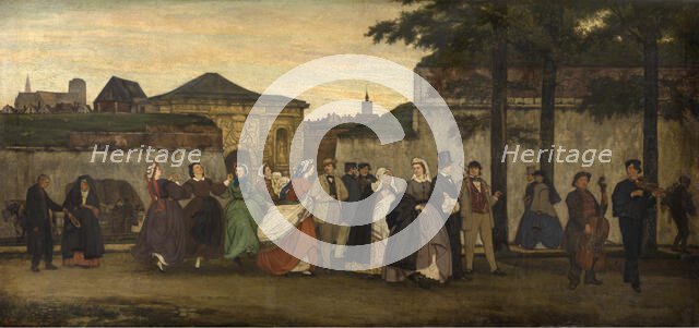 Antwerp Wedding, 1866. Creator: Willem Linnig II.