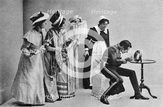 Scene from Quality Street, 1902.Artist: Bassano Studio