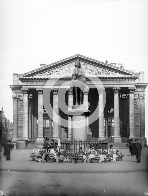 The Royal Exchange, Threadneedle Street, London, c1870-c1900. Artist: York & Son