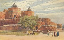 'Agra Fort - Outside the Delhi Gate', c1880 (1905). Creator: Alexander Henry Hallam Murray.