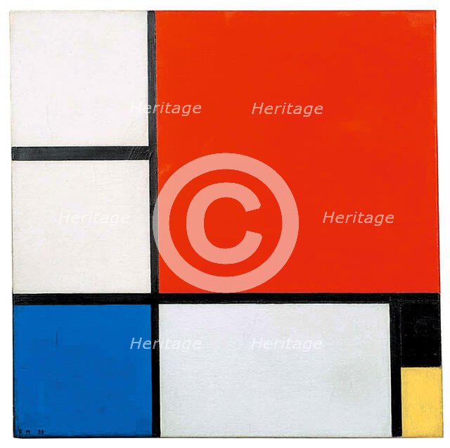 Composition II, 1929. Creator: Mondrian; Piet (1872-1944).