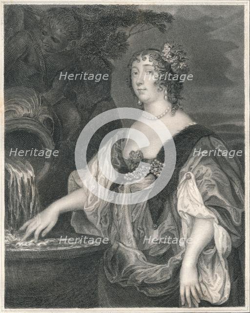 'Lucy Percy, Countess of Carlisle', c1635-1637, (early-mid 19th century).  Creator: Henry Thomas Ryall.