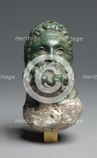 Head of Herakles, 3rd-2nd Centuries BC. Creator: Unknown.