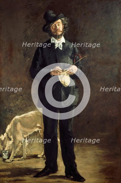 The Artist. Portrait of Marcellin Desboutin, 1875. Creator: Manet, Édouard (1832-1883).