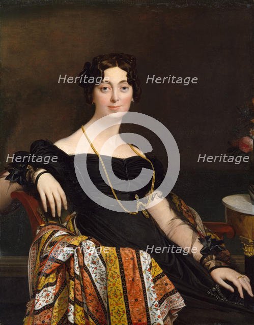 Madame Jacques-Louis Leblanc (Françoise Poncelle, 1788-1839), 1823. Creator: Jean-Auguste-Dominique Ingres.