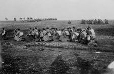 Troops deployed at Kartal Teji facing Adrianople, 1912. Creator: Bain News Service.