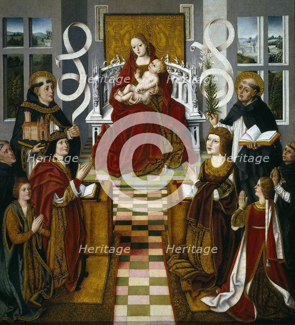 The Madonna of the Catholic Monarchs, 1491-1493. Artist: Master of Madonna of the Catholic Monarchs (active late 15th-century)