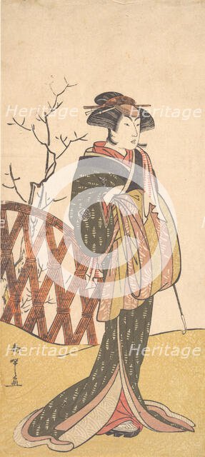 Nakamura Riko, 1774. Creator: Shunsho.