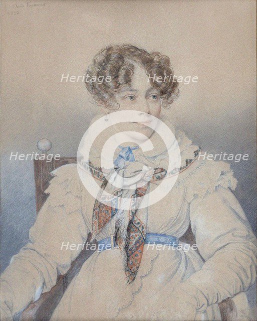 Portrait of Countess Sophie of Ségur (1799-1874), née Rostopchina, 1823.