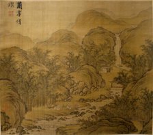 Spring Ablutions at the Orchid Pavilion. Creator: After Wang Wenzhi (Chinese, 1730-1802).