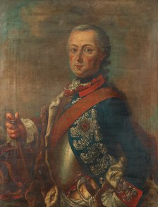 Portrait of Frederick II of Prussia (1712–1786). Artist: De la Croix, Pieter Frederik (1709-1782)
