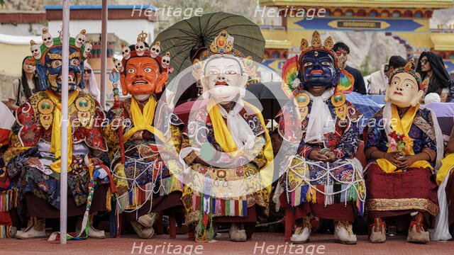 Tak Tok Festival, Tak Tok Gompa, Ladakh, India, 2023. Creator: Peter Thompson.
