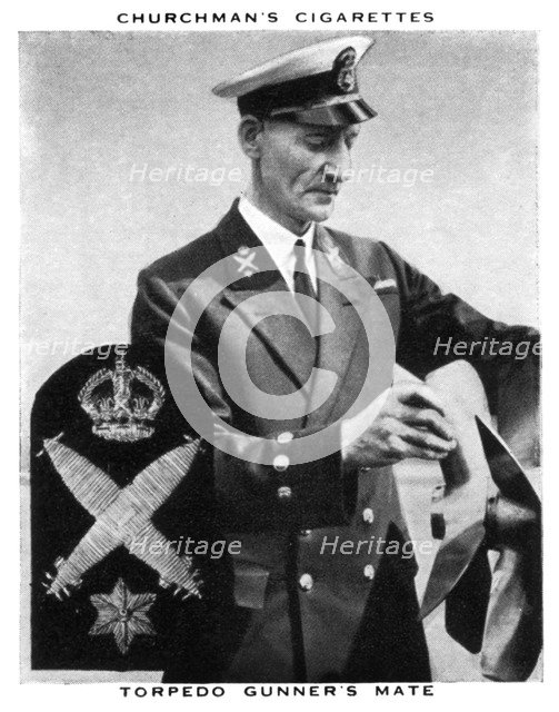 Torpedo Gunner's Mate, 1937.Artist: WA & AC Churchman