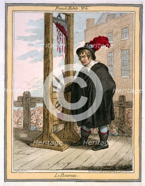 Le Boureau, French Habits No. 6, 1798.