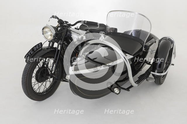 1937 Brough Superior 11-50 Special Combination. Creator: Unknown.