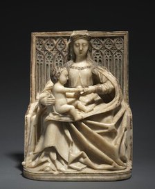 Enthroned Virgin and Child, c. 1480s. Creator: Gil de Siloé (Spanish, c. 1501).