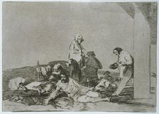 The Disasters of War, a series of etchings by Francisco de Goya (1746-1828), plate 58: 'No hay qu…