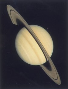 The planet Saturn, 1980. Artist: Unknown