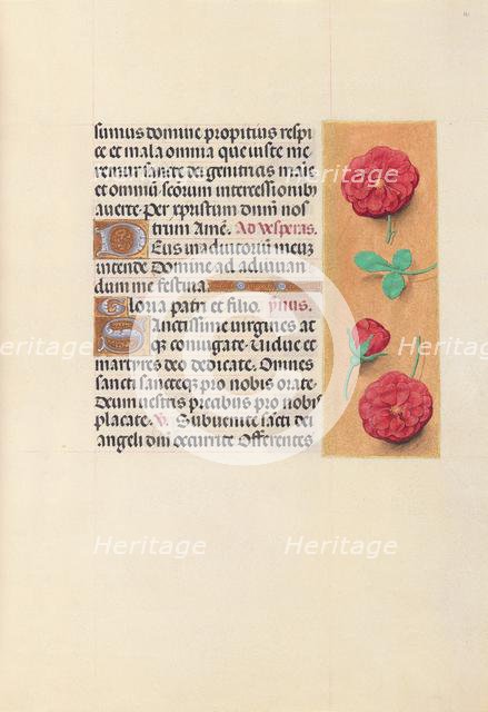 Hours of Queen Isabella the Catholic, Queen of Spain: Fol. 41r, c. 1500. Creator: Master of the First Prayerbook of Maximillian (Flemish, c. 1444-1519); Associates, and.