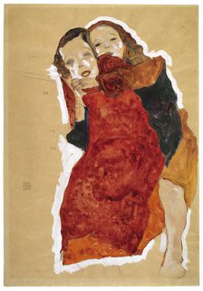 Two girls, 1911. Artist: Schiele, Egon (1890-1918)