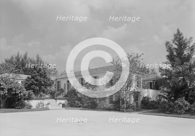 James H. McGraw, Jr., residence in Hobe Sound, Florida, 1941. Creator: Gottscho-Schleisner, Inc.
