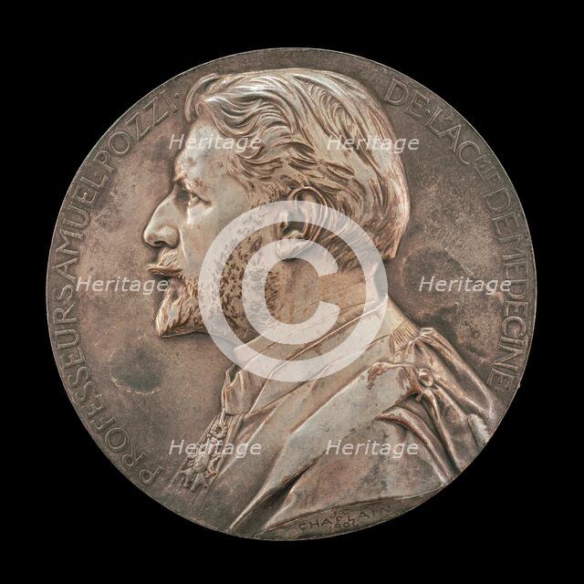 Dr. Samuel Pozzi, 1846-1918, Physician [obverse], 1906. Creator: Jules Clément Chaplain.