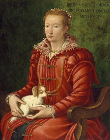 Woman with a Lap Dog, c1575-1600. Creator: Unknown.