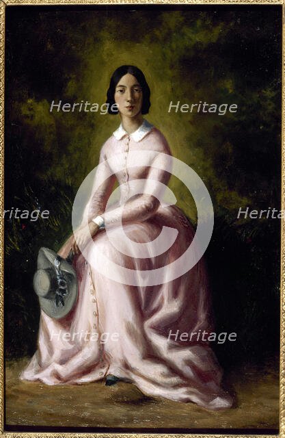 Portrait of the singer and composer Pauline Viardot (1821-1910). Creator: Sand (Dudevand), Maurice (1823-1889).