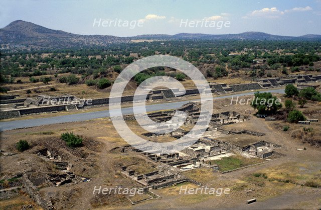 Teotihuacan, 'Palace of the Sun', built during Miccaotli phase (150 to 200 years a.C) at the nort…