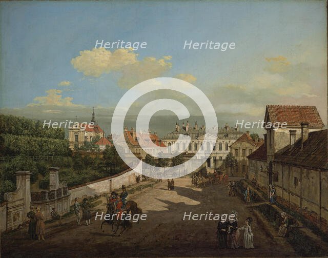 The Blue Palace in Warsaw, 1779. Creator: Bellotto, Bernardo (1720-1780).